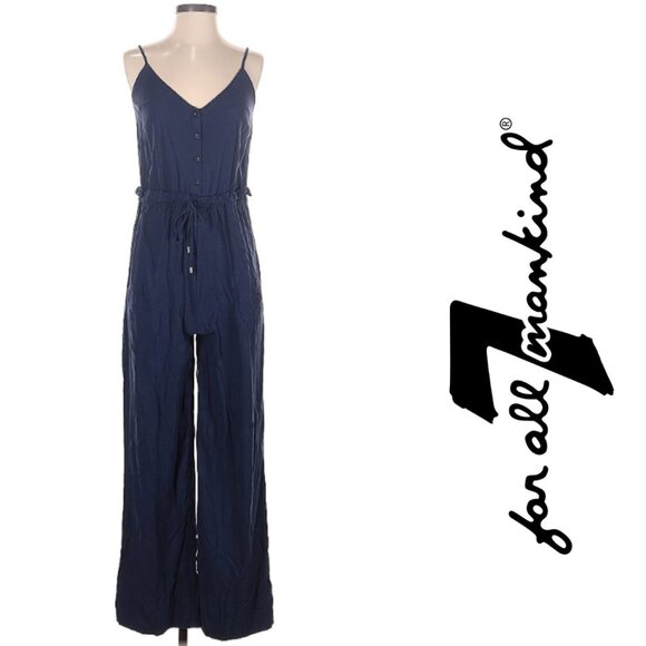 7 For All Mankind Pants - NWT 7 for All Mankind Navy Jumpsuit